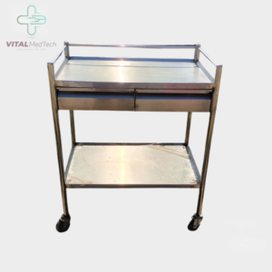 Dressing Trolley With Side Draws medical equipment Pakistan | VITAL MedTech