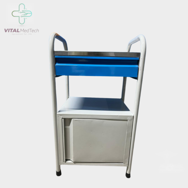 Bed Side Locker With Stainless Steel Top medical equipment Pakistan | VITAL MedTech