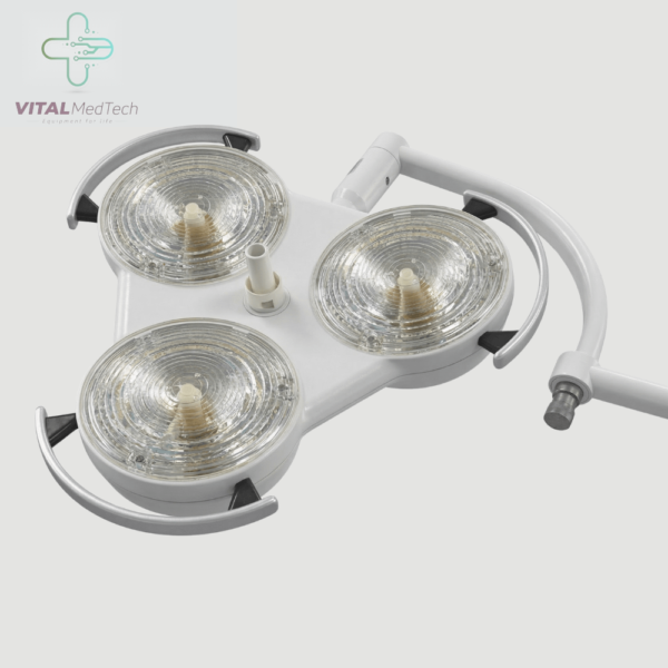 Hanaulux USA 3-Reflector Single Dome Halogen OT Light medical equipment Pakistan | VITAL MedTech