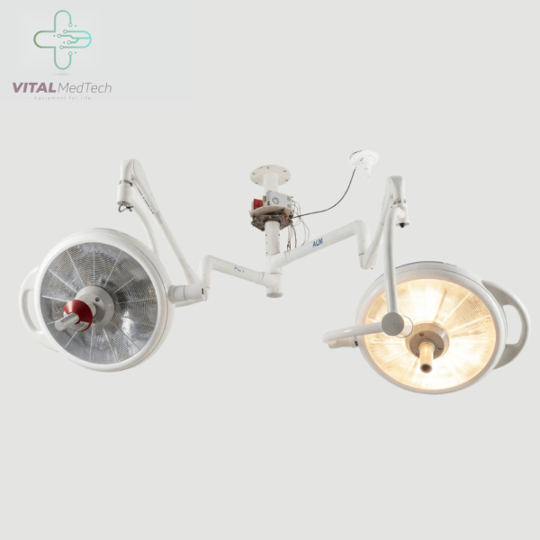ALM USA Double Dome Halogen Surgical Light | Heavy-Duty OT Light medical equipment Pakistan | VITAL MedTech