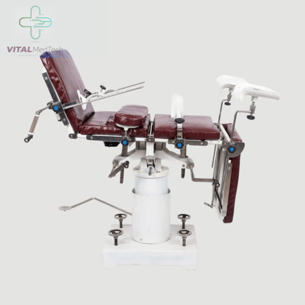 Manual OT Table Metal Base with all accessories and mattress medical equipment Pakistan | VITAL MedTech