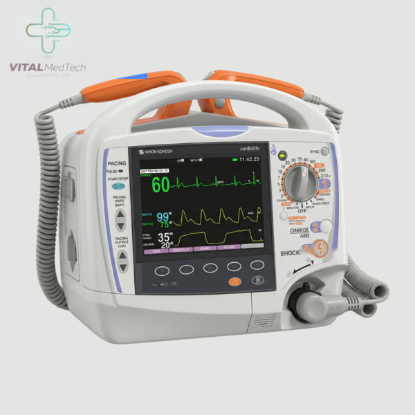 Nihon Kohden Cardiolife TEC-5621 Defibrillator with Pacing | Advanced ICU Monitor medical equipment Pakistan | VITAL MedTech