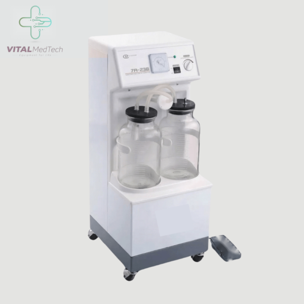 Yuwell 7A-23B Suction Machine – Double Bottle medical equipment Pakistan | VITAL MedTech