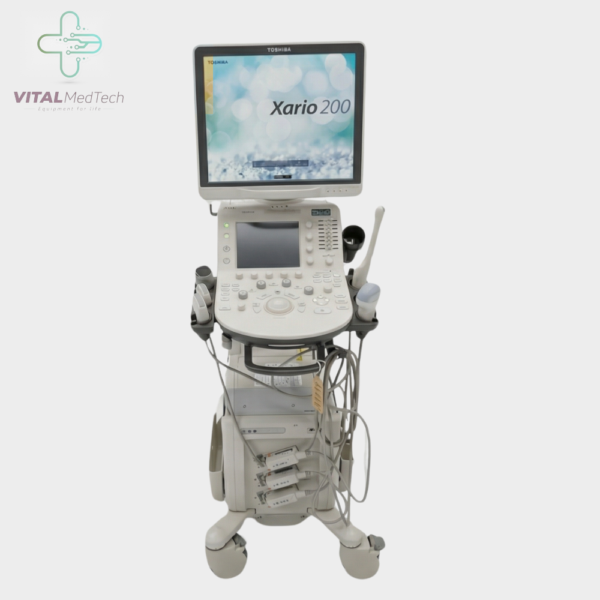 Toshiba Xario 200 Platinum  Color Doppler (Refurbished) Ultrasound Machine medical equipment Pakistan | VITAL MedTech