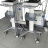 Mindray R12 12-channel ECG machine with mobile trolley stand, patient cables, and accessories by VITAL MedTech Lahore Pakistan.
